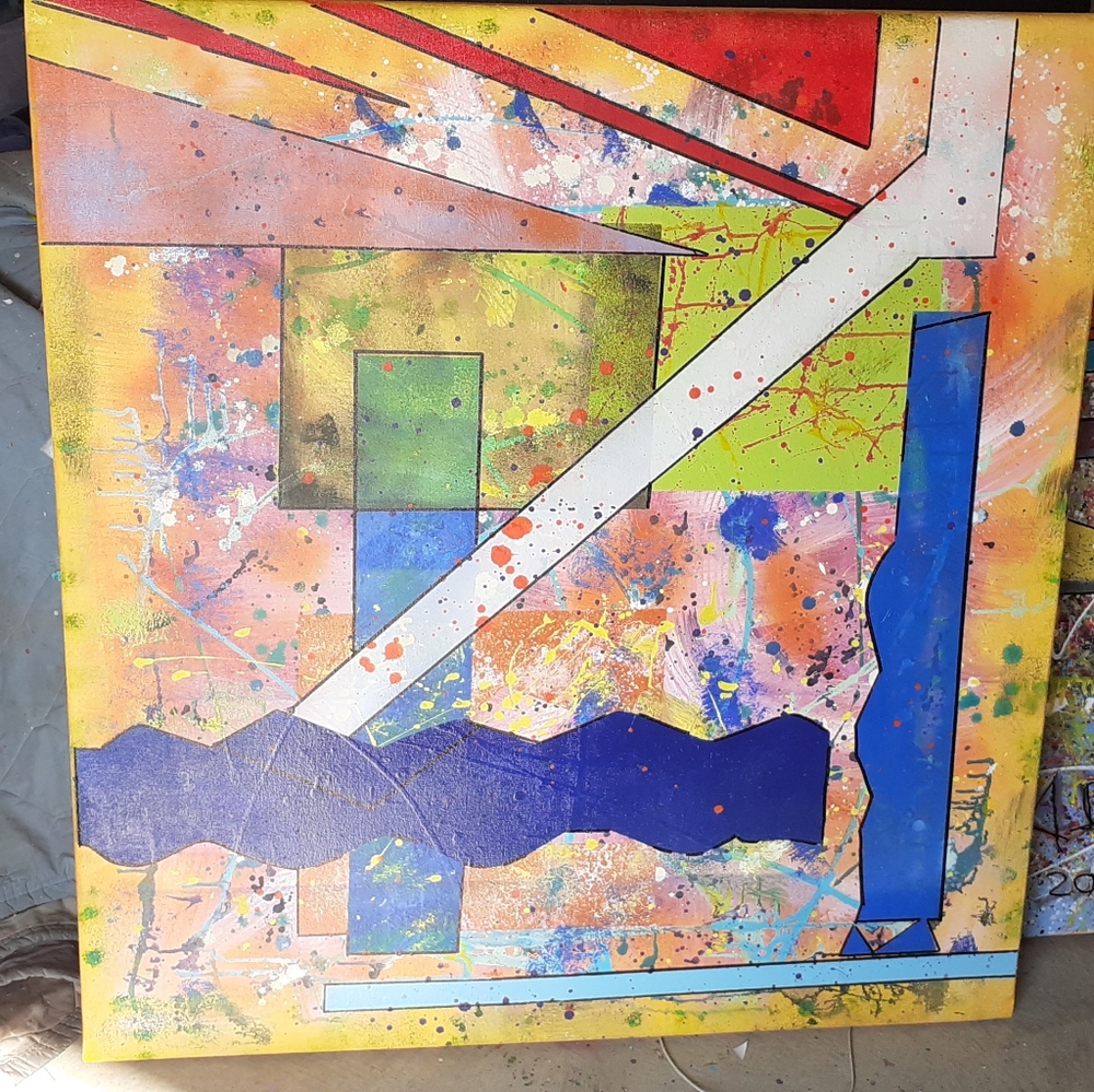 Abstract art painting